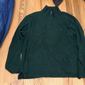 Ralph Lauren Dark Green Half-Zip Pullover